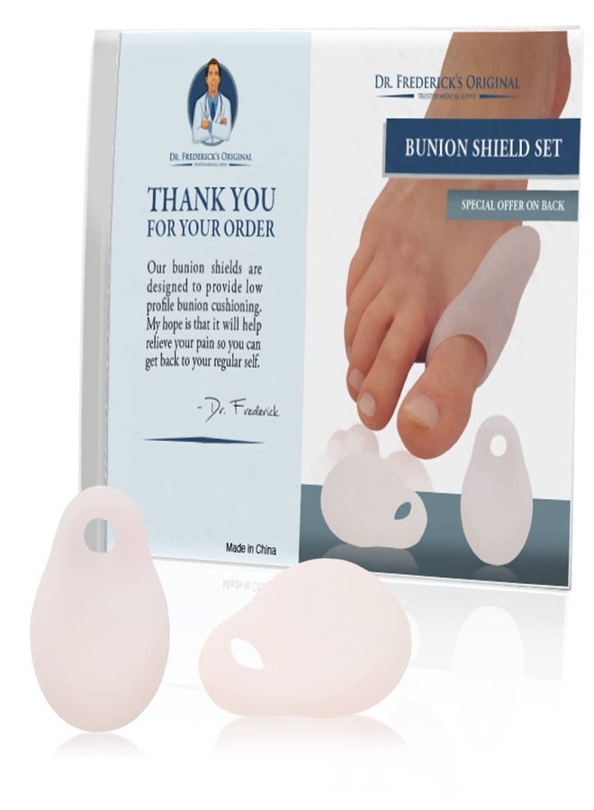 Dr. Frederick's Original Low-Profile Bunion Pads - 2 ct - Slim Gel Cushions for Hallux Valgus Pain Relief - Perfect for Shoes - Image 2